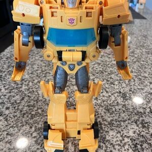 Transforming Yellow Robot Toy